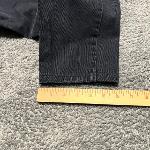 Vintage Guess Jeans Mens 29 Blue Chino Denim USA Made Pants High Rise - Picture 8 of 10